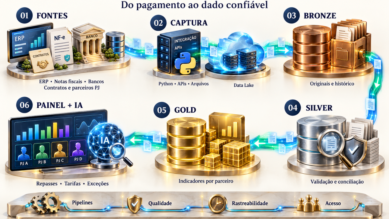Engenharia de dados aplicada ao Split Payment do Bem